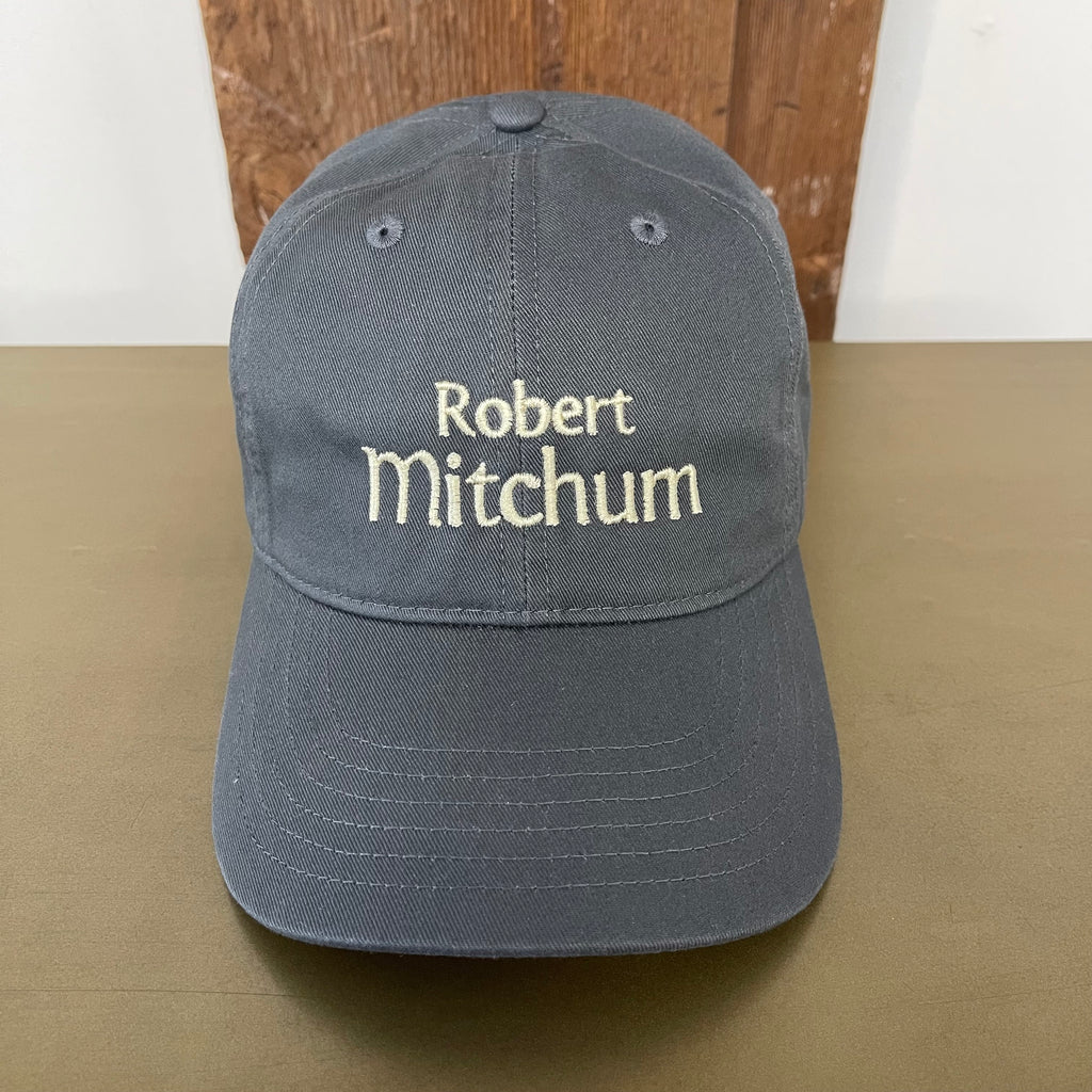 ROBERT MITCHUM - charcoal hat